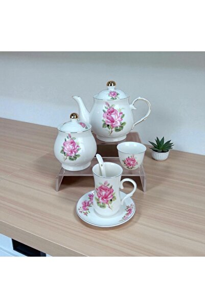 AR HOME 52-piece porcelain tea and coffee set
