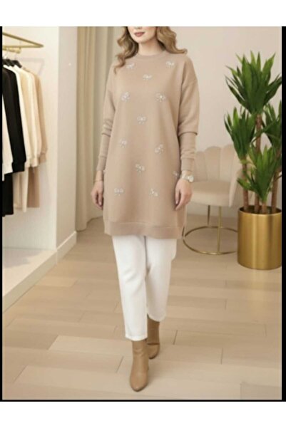 BYBIYIK KADIN İKİ İPLİK FİYONK DETAYLI PENYE