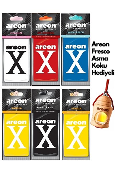 Areon En Çok Tercih Edilen Flaş 6'lı Set ( Fresco Asma Koku Hediyeli)