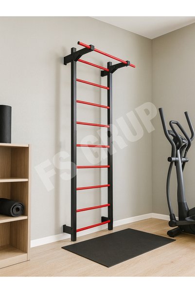 FSHOME FS GRUP | Duvara Monte Pull-Up Barı | Metal Barfiks ve Fonksiyonel Antrenman Aleti