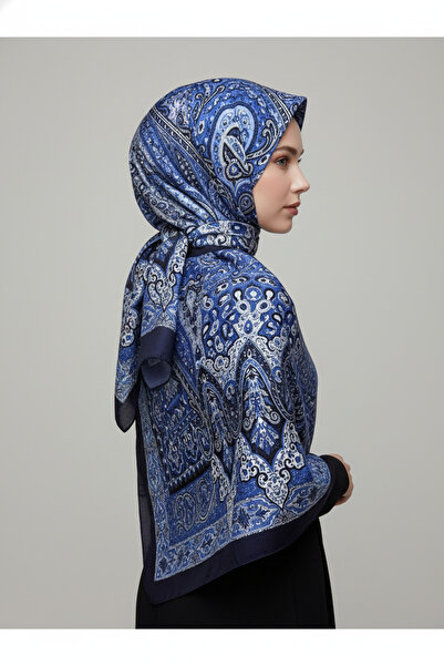 MİSS İPEK شال حريري أنيق بنقشة بيزلي 70 × 180