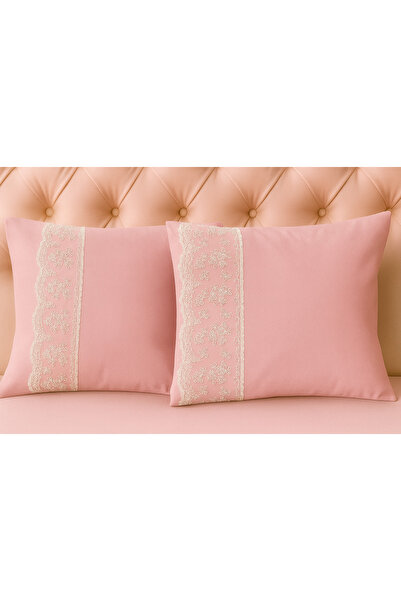 Çeyiz Bahçesi Față de pernă Powder Halemre 50&70