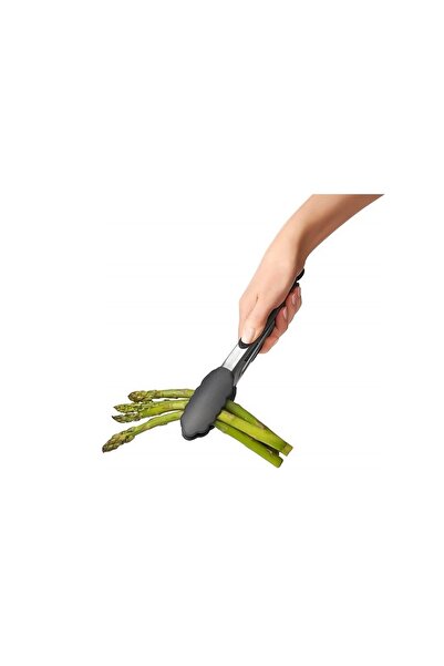 OXO GG Silicone Tip Tongs 23 cm Steel / Black