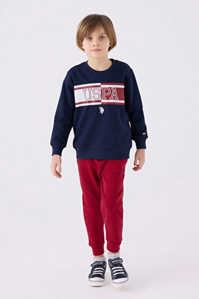 U.S. Polo Assn. Σετ φόρμας BOY'S - NAVY BLUE