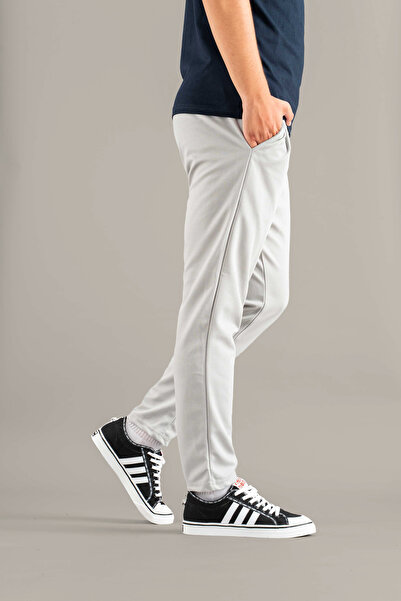 bombe Men's Elastic Corded Jogger Pants Stone