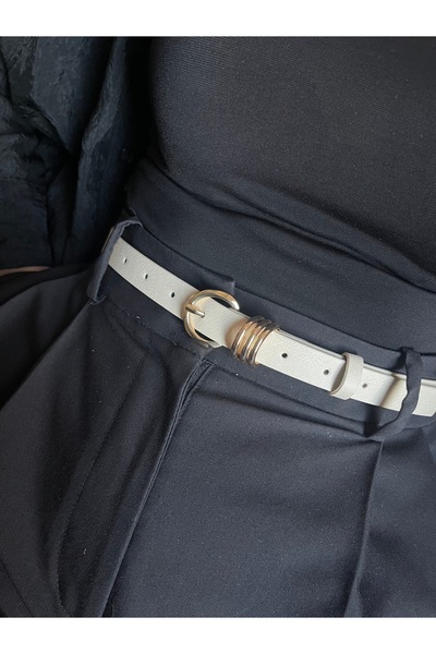 LİA KEMER حزام نسائي ذهبي متعدد الحلقات من ميرج، حزام للسترة، حزام للملابس، ح...