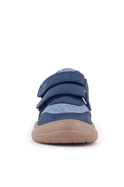 Rakerplus Schaggy Genuine Leather Navy Blue Baby Sneakers