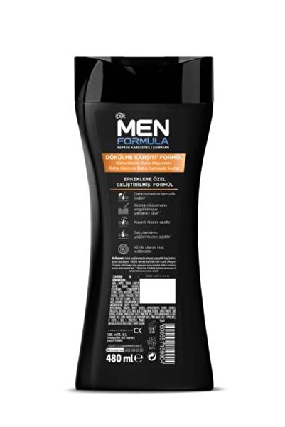 İpek Silk men formula effective shampoo against dandruff - hair prone to loss