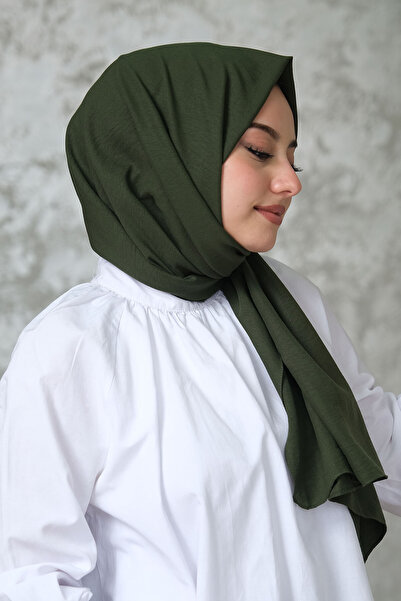 AFVENTE Χακί βαμβακερό σάλι Cazz