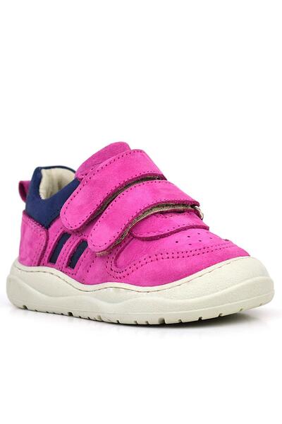 Rakerplus Schaggy Genuine Leather Fuchsia Blue Baby Sneakers