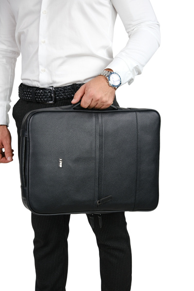 MFT Leather Design Genuine Leather Unisex Backpack - Napoli 4212