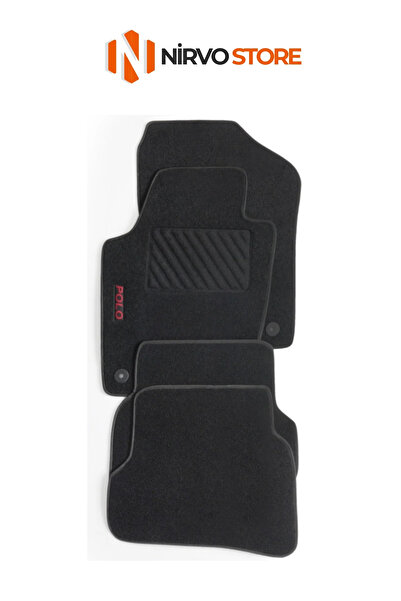 VELÜR Volkswagen Polo 6r 2009-2017 Özel Uyumlu Oto Halı Paspas