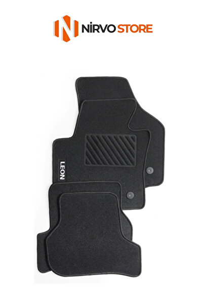 VELÜR Seat Leon Mk2 2006-2012 Özel Uyumlu Oto Halı Paspas