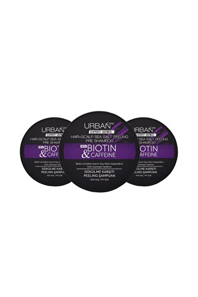 Urban Care Expert Biotin & Kafein Peeling Şampuan 200 Gr X 3