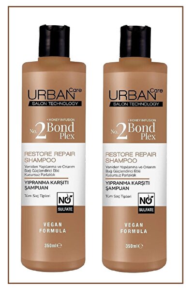 Urban Care No.2 Bond Plex Yıpranma Karşıtı Bakım Şampuanı 2 x 350 ML