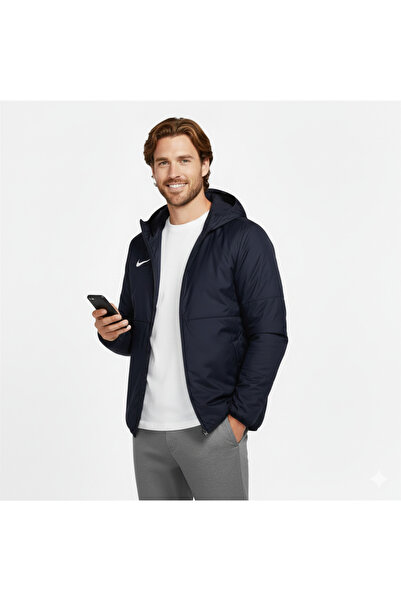 Nike Therma Repel Men's Fleece Sports Coat Navy Blue