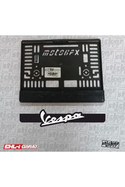 Sticker Works Vespa Motor Plakalık ( BEYAZ )