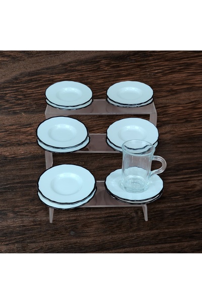 AR HOME 12 pieces of porcelain tea cups
