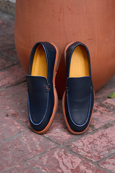 Vantaggio Ravello Синій 100% натуральна шкіра Чоловічі лофери