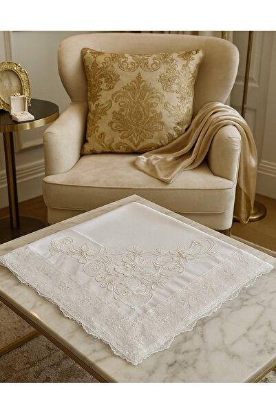 Çeyiz Bahçesi Fransız Güpürlü Söz Nişan Çeyizlik Bohça