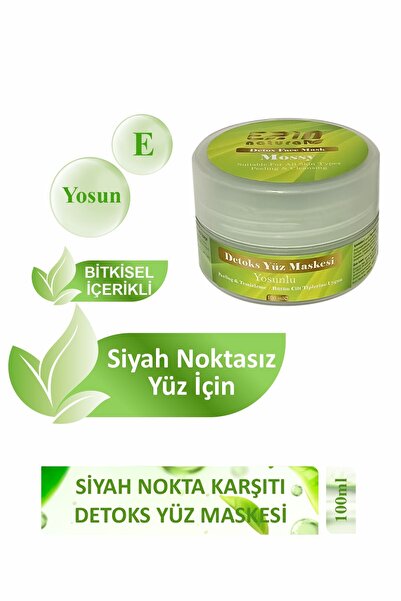Erin Natural Siyah Nokta Karşıtı Detoks Yüz Maskesi 100 ml