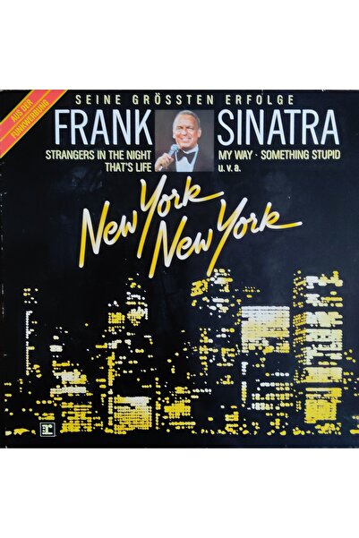 mazi plak Frank Sinatra – His Greatest Hits (New York New York) Orijinal Dönem Baskı 33'lük Plak