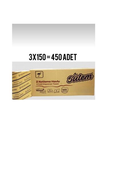 AKY Ambalaj Z Katlama Havlu Peçete 200’lü 6 Paket