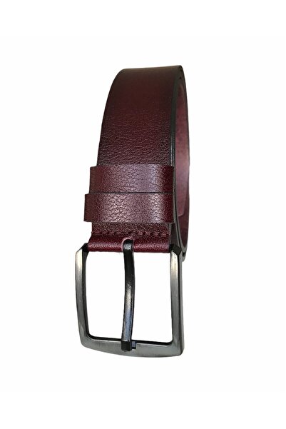 GoDeri 100% натуральна шкіра, 4,5 см, бордовий колір, спортивний ремінь = go-dk-kot