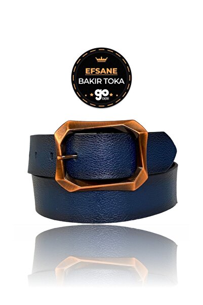 GoDeri Piele autentică 100%, cataramă de culoare legendară arămii, curea de blugi pentru blugi pentru femei 4 cm=08-cupru