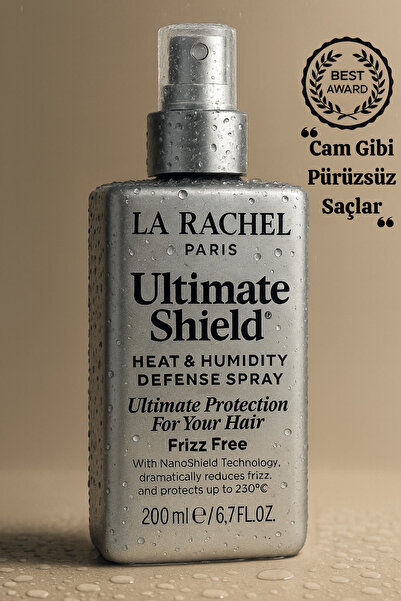 La Rachel Elektriklenmeyen, Pürüzsüz Ve Parlak Saçlar İçin Isı Ve Boya Koruyucu Profesyonel Bakım Spreyi