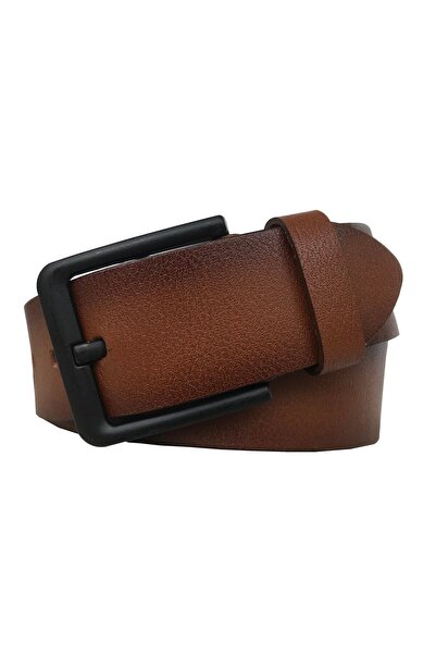 GoDeri 100% جلد طبيعي عالي الجودة 4.5 سم جينز أسمر، حزام رياضي = DK-4444