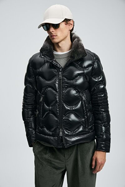 Lufian 112120247 Roy Kaz down Men's Coat Black