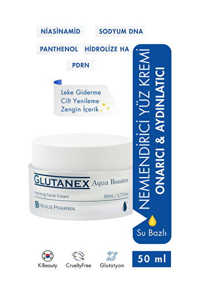 GLUTANEX Aqua Booster 50 ml – Yoğun Nemlendirici ve Aydınlatıcı Yüz Kremi Som...