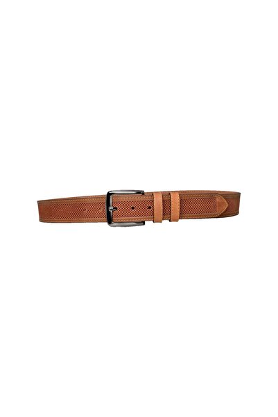 GoDeri 100% Genuine Leather Legend with 4 cm Tan Belt - Compatible with Jeans, Canvas, Linen Trousers tiguan.dot