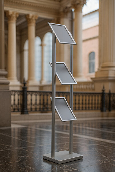 Grand City Media Brochure stand | Aluminum