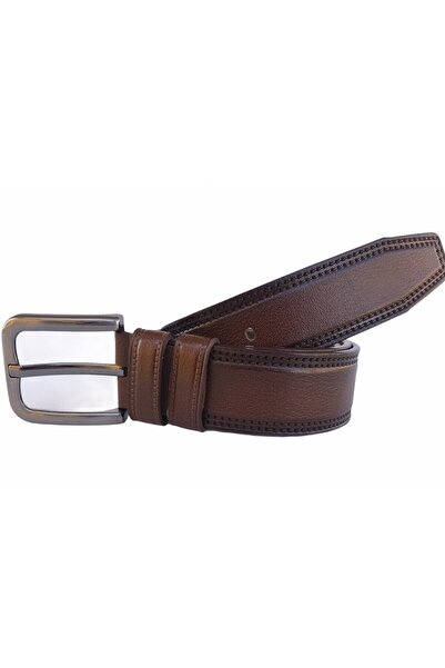 GoDeri Чоловічий чорно-коричневий ремінь з натуральної шкіри, 2 шт., 4 см = 2li4cmkasidsnl