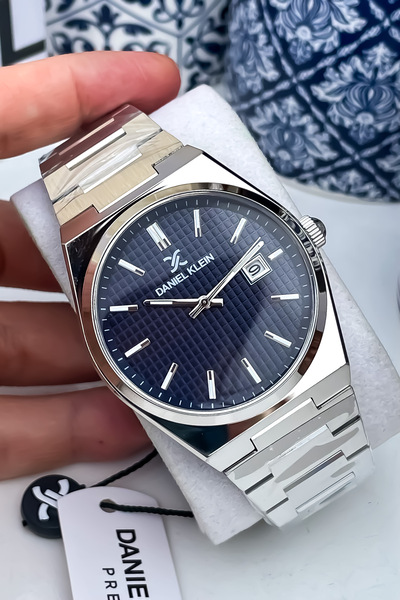 Daniel Klein Yeni Sezon Erkek Kol Saati 3 Atm Su Geçirmez Gümüş Renk Bileklik...