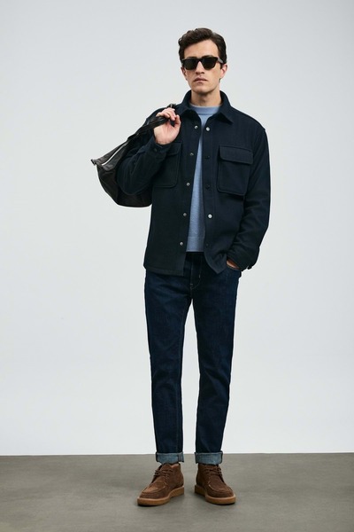 Lufian 112200226 Sky Smart Jean Men's Trousers Slim Fit Men's Jeans Trousers Denim