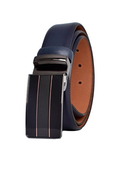 GoDeri 100% Γνήσιο Δέρμα, ΠΟΡΠΗ ΜΕ ΚΑΛΥΜΜΑ, Navy Blue Classic, Υφασμάτινη ζώνη παντελονιού 3,5 cm_siyah2_laci_düz