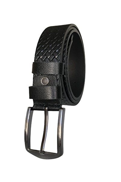 GoDeri Набір з 2 штук, 100% натуральна шкіра - 4 см, чорний і коричневий, одночастий ремінь