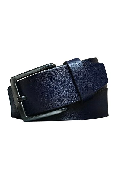 GoDeri 100% Γνήσιο Δέρμα Ποιότητας 4,5 cm Navy Blue Jeans, Sports Belt=dk-3333