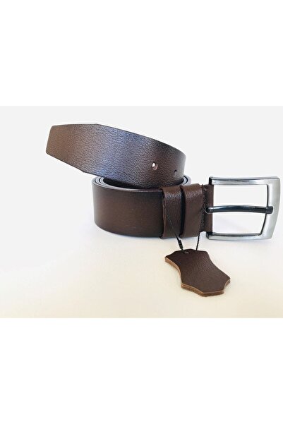 GoDeri 4,5 см завширшки, справжній розкішний шкіряний коричневий ремінь - gkdk0002