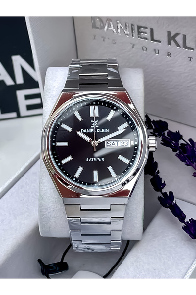 Daniel Klein New Season Silver Color Steel Cord Men's Wristwatch Sports Model Bracelet Gift Father's Day Gift