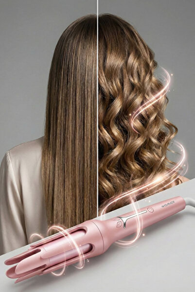 womidi Automatic Hair Curler – Automatic Curling Iron Hair Styler 10 Sec Fast Heating, 170-220 ° C