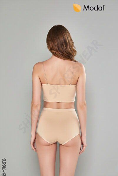 Shiron Sportswear&Company Ψηλόμεσο εσώρουχο εφέ σύσφιξης Modal 6-pack Premium Series - Berrak 11656