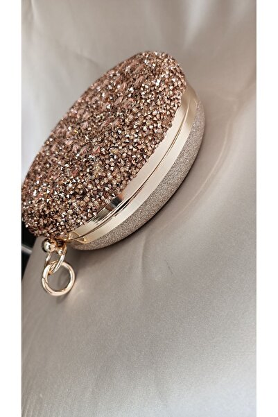 Gül Karatekin Rochie de seara Crystal Stone Geanta portofoliu dama rotunda