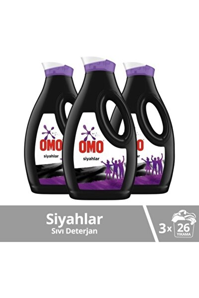 Omo Sıvı Çamaşır Deterjanı Siyahlar Için Siyahları Koruyarak En Zorlu Lekeler...