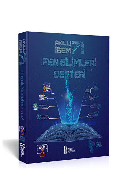 İsem Yayıncılık 2026 7. Sınıf Akıllı İsem Fen Bilimleri Defteri İsem Yayınları