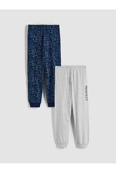 LC Waikiki Vizyon New Season Elastic Waist Boys' Pajama Bottoms 2-Piece
