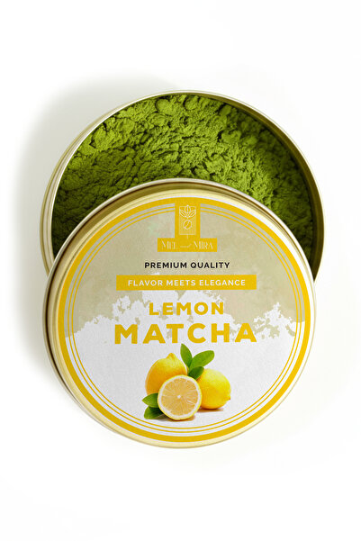 Mel and Mira Limon Aromalı Matcha Tozu 25g, Lemon Matcha Powder